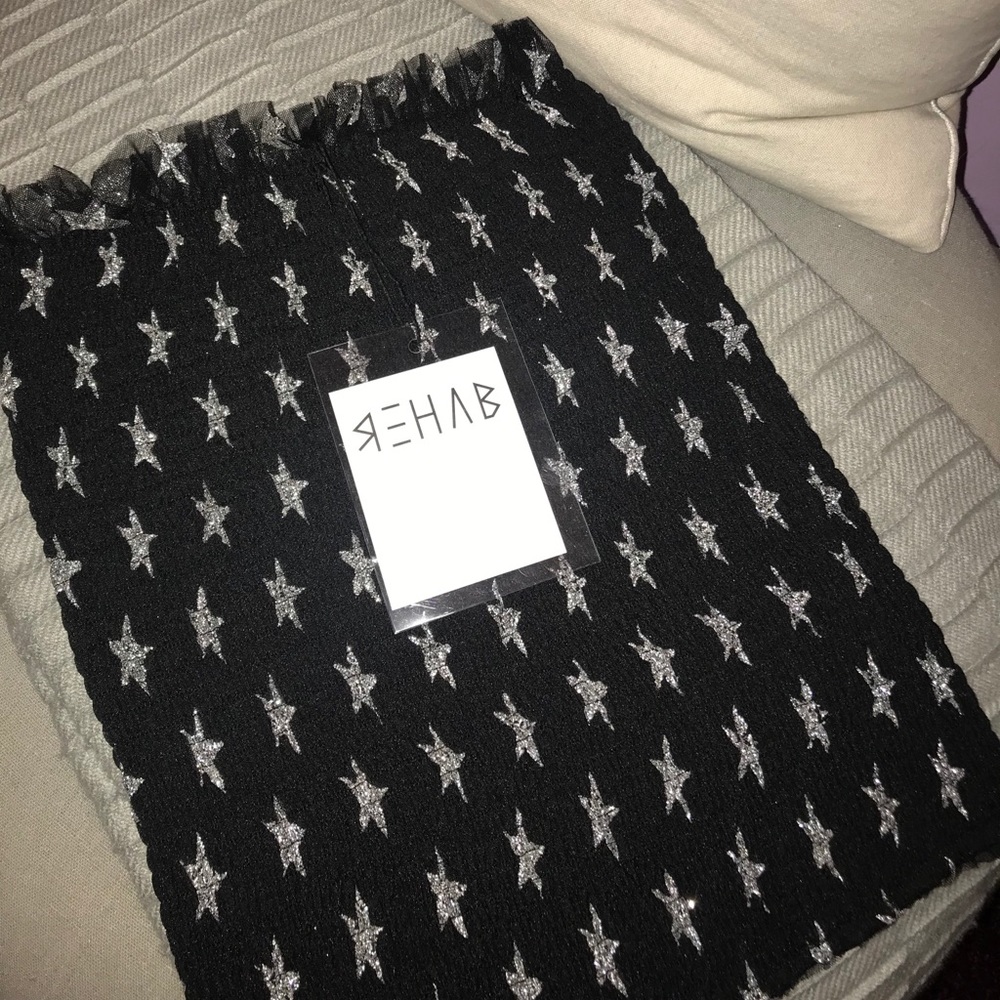 REHAB Star tight mini skirt